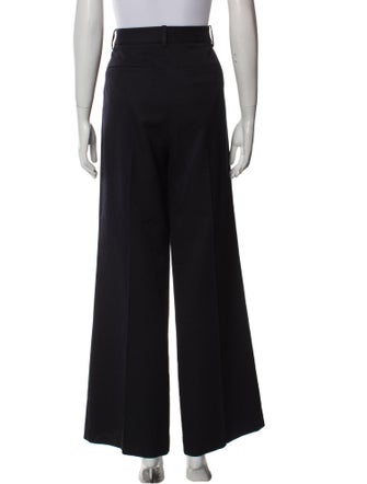 Nili Lotan Virgin Wool Wide Leg Pants
