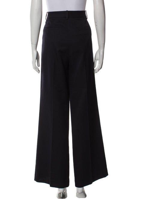 Nili Lotan Virgin Wool Wide Leg Pants