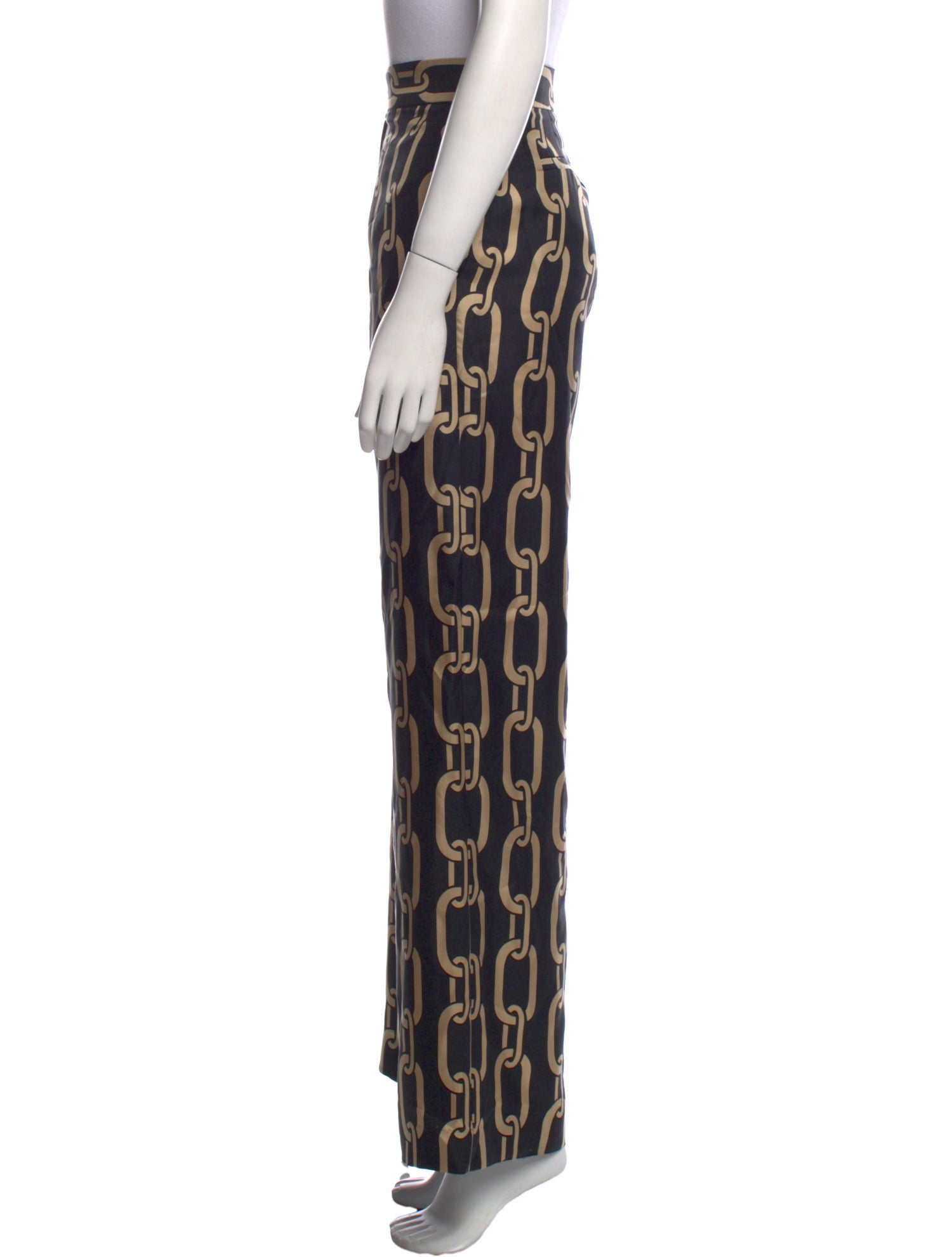 Nili Lotan Silk Wide Leg Pants