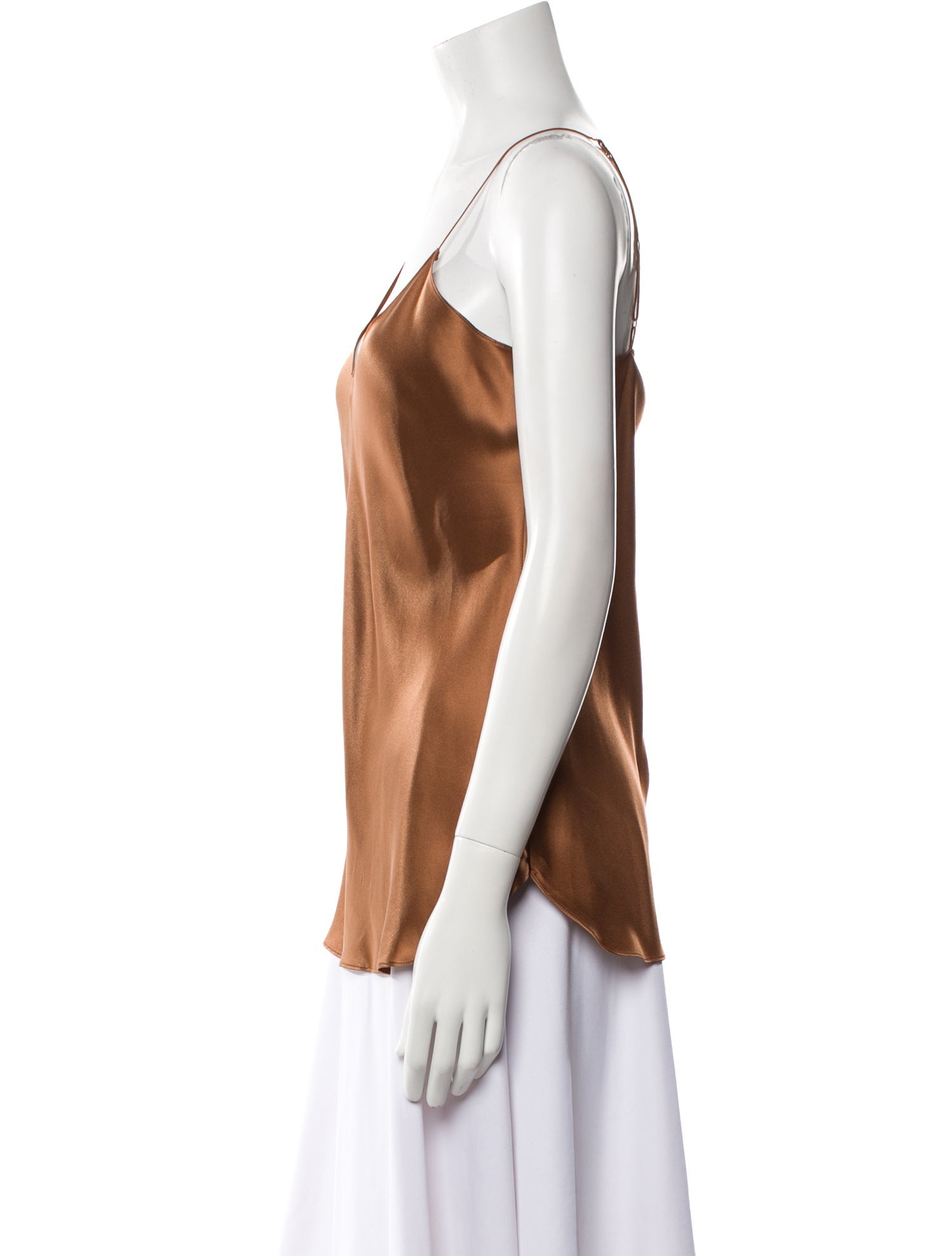 Nili Lotan Silk V-Neck Top w/ Tags