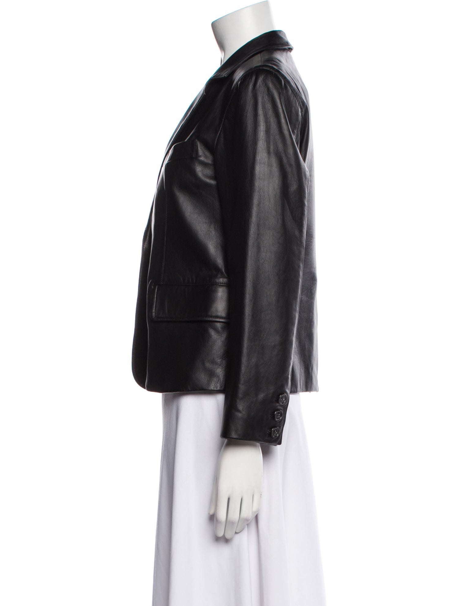 Nili Lotan Leather Blazer