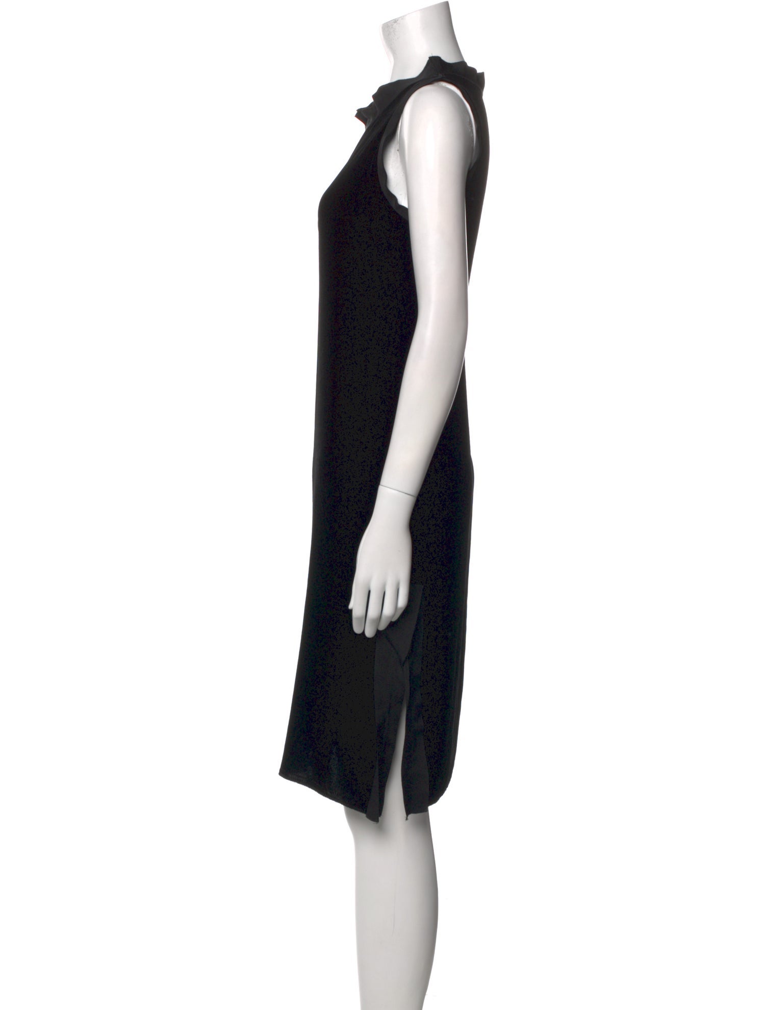 Nili Lotan Cowl Neck Knee-Length Dress