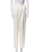 Nili Lotan Silk Straight Leg Pants