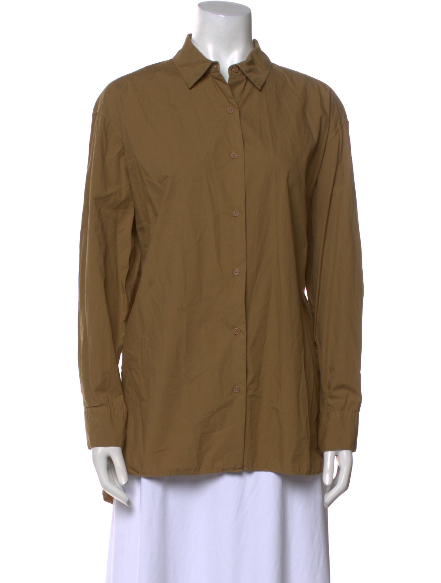 Nili Lotan Long Sleeve Button-Up Top