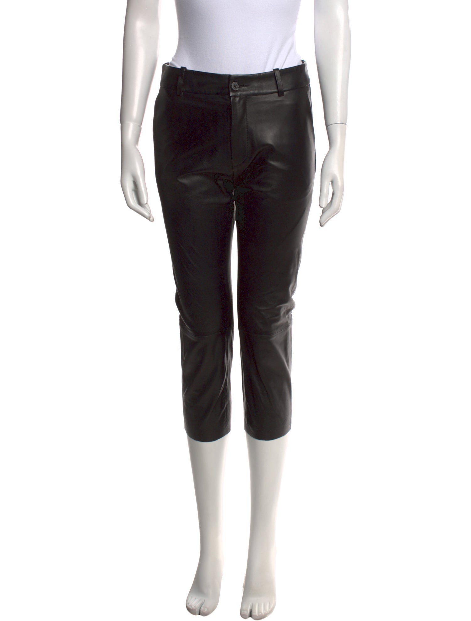 Nili Lotan Leather Skinny Leg Pants