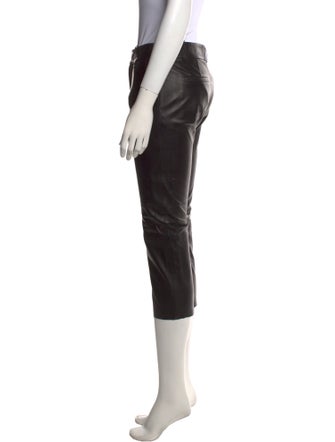 Nili Lotan Leather Skinny Leg Pants