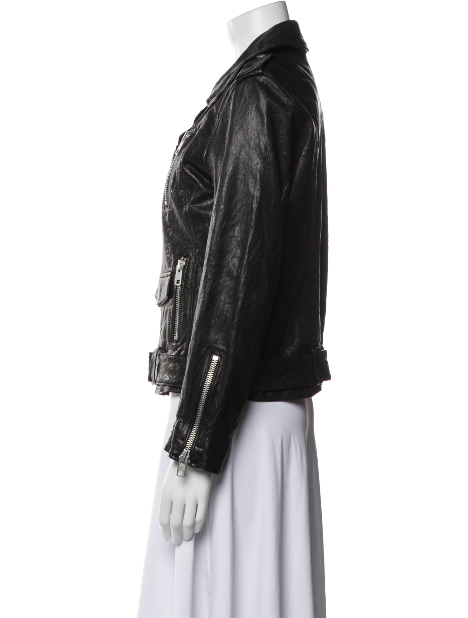 Nili Lotan Leather Biker Jacket