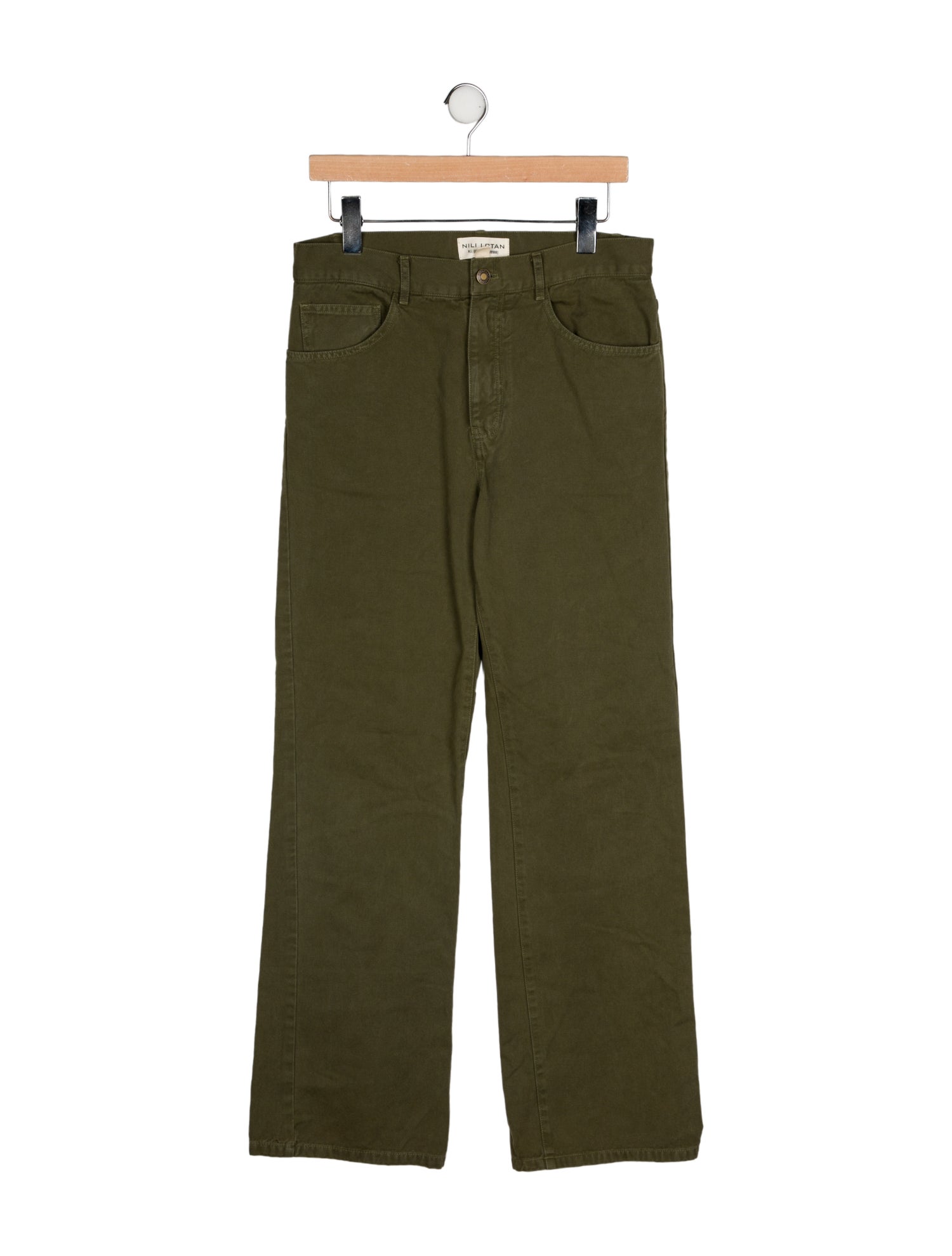 Nili Lotan High-Rise Wide Leg Jeans