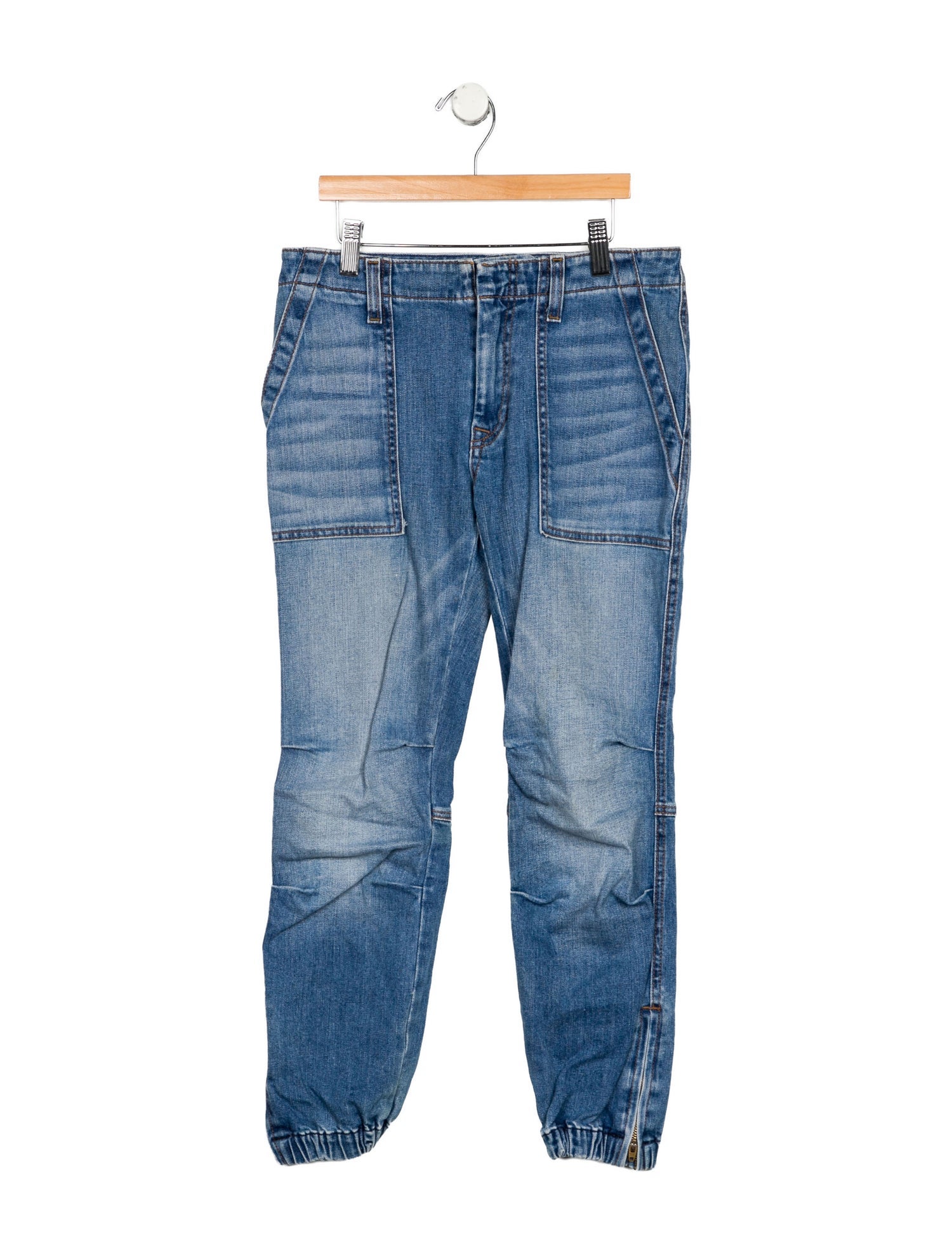 Nili Lotan Mid-Rise Straight Leg Jeans