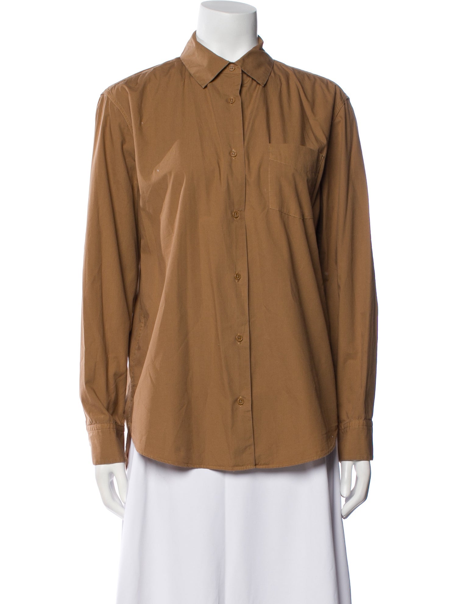 Nili Lotan Long Sleeve Button-Up Top