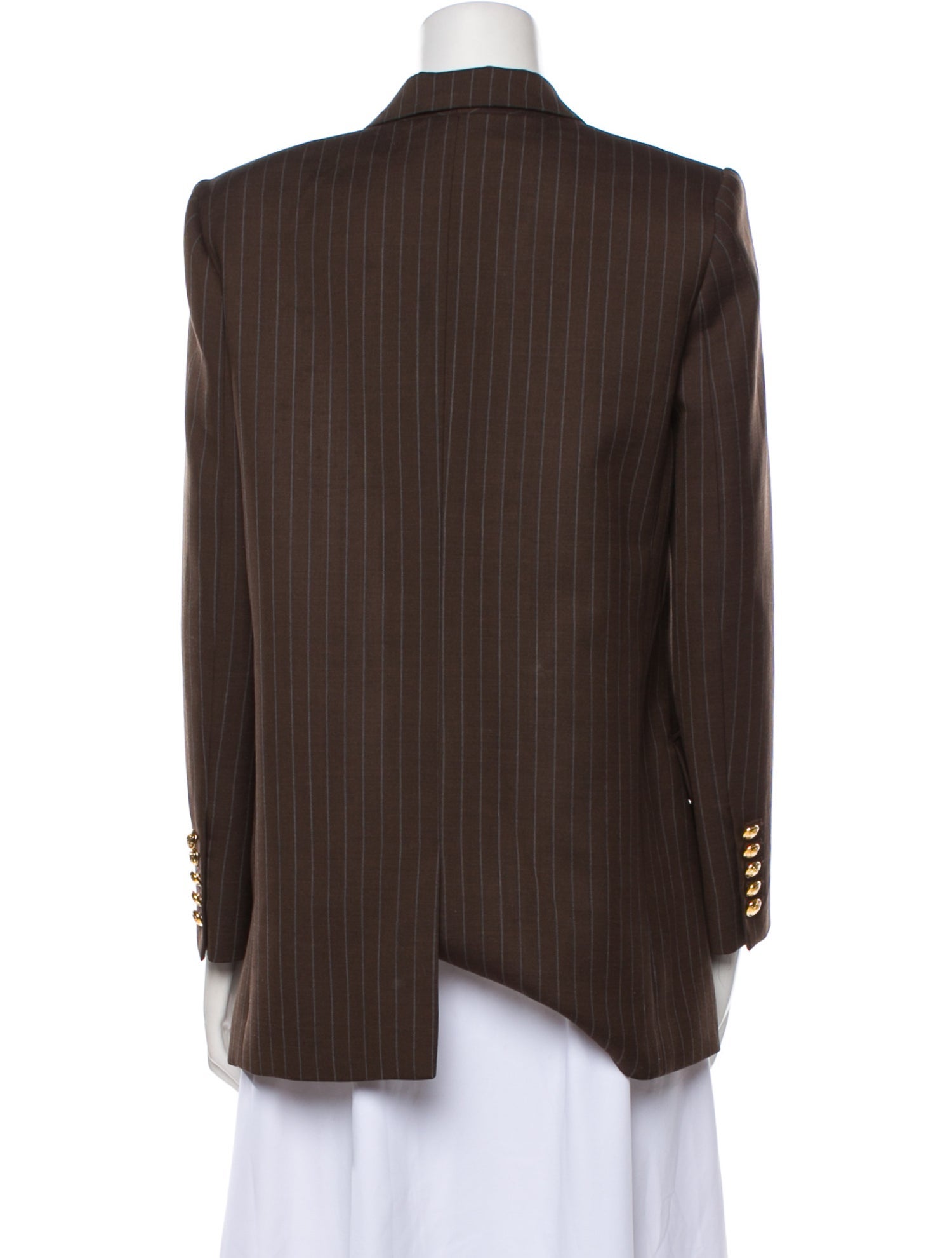Nili Lotan Virgin Wool Striped Blazer