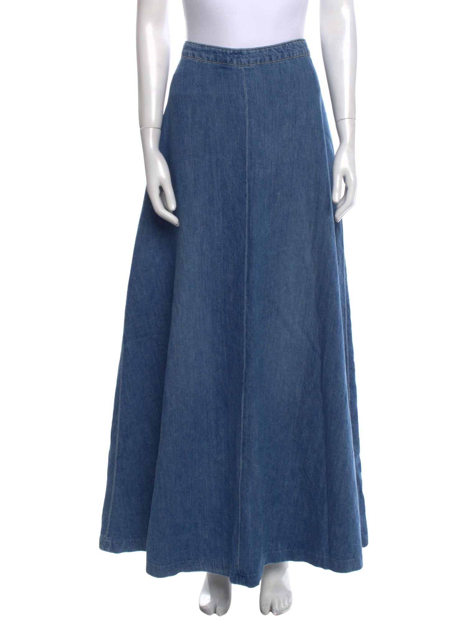 Nili Lotan Pleated Accents Long Skirt