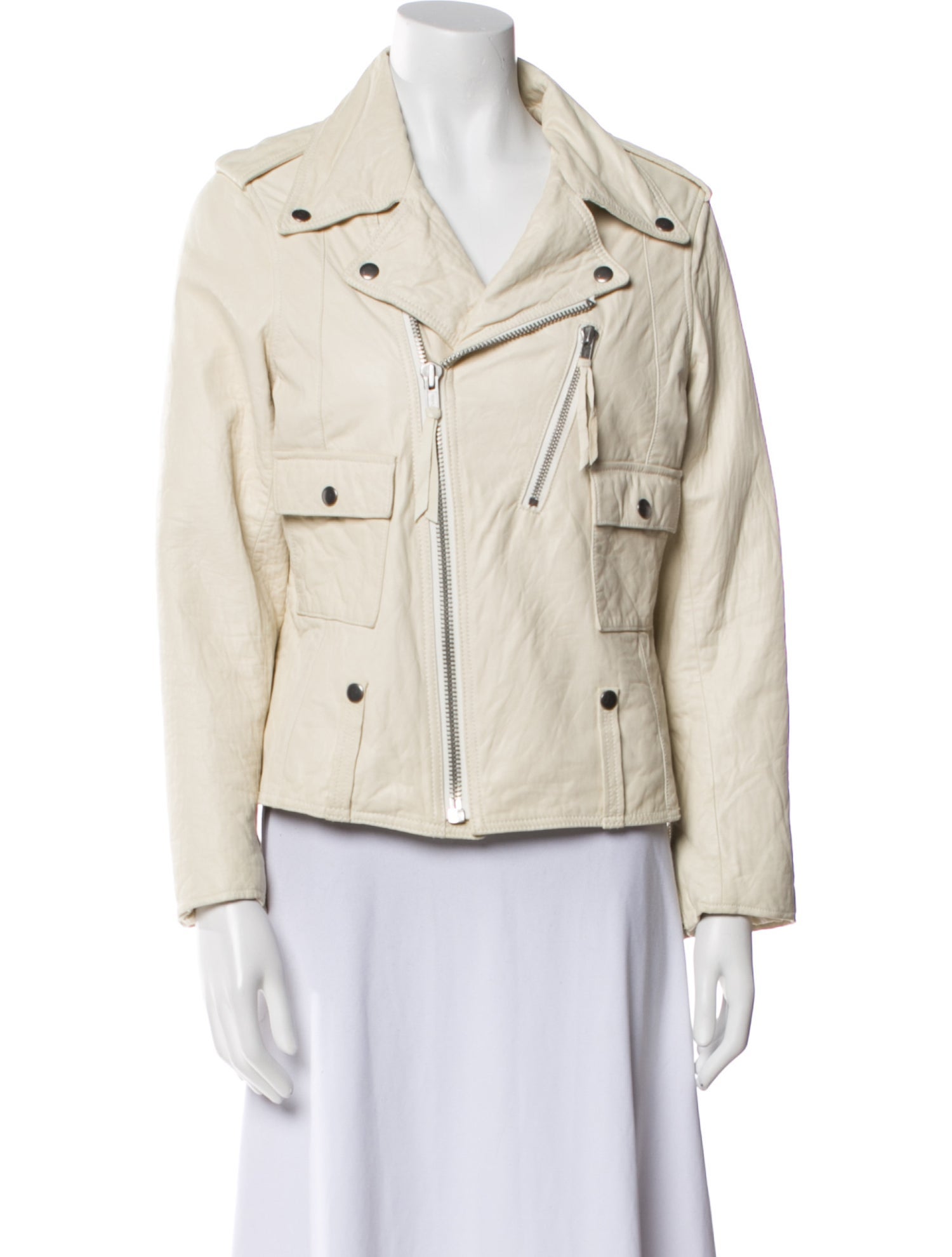 Nili Lotan Leather Biker Jacket