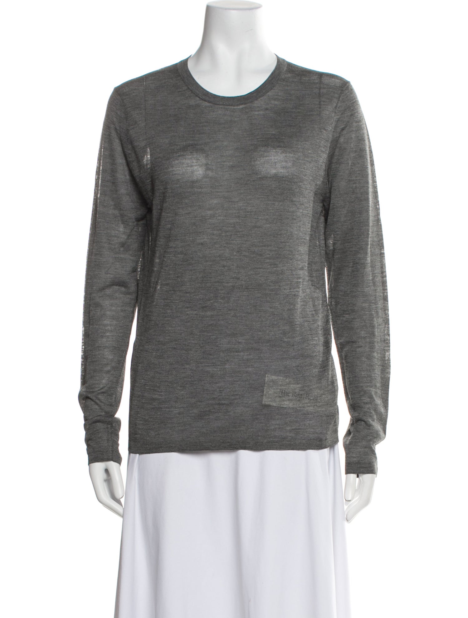 Nili Lotan Silk Crew Neck Sweatshirt