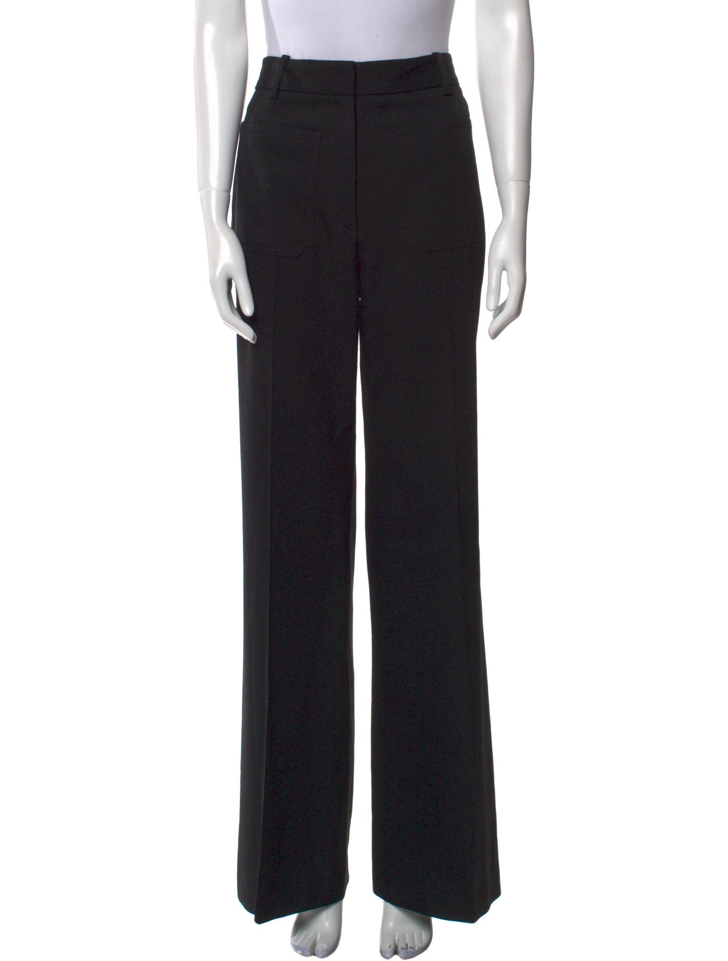Nili Lotan Virgin Wool Wide Leg Pants