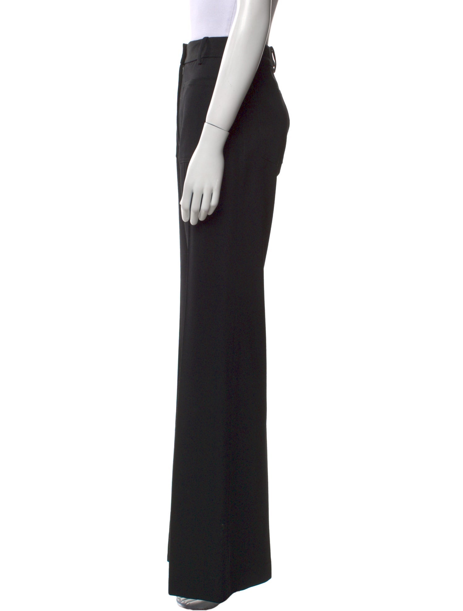 Nili Lotan Virgin Wool Wide Leg Pants