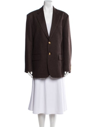 Nili Lotan Virgin Wool Striped Blazer w/ Tags