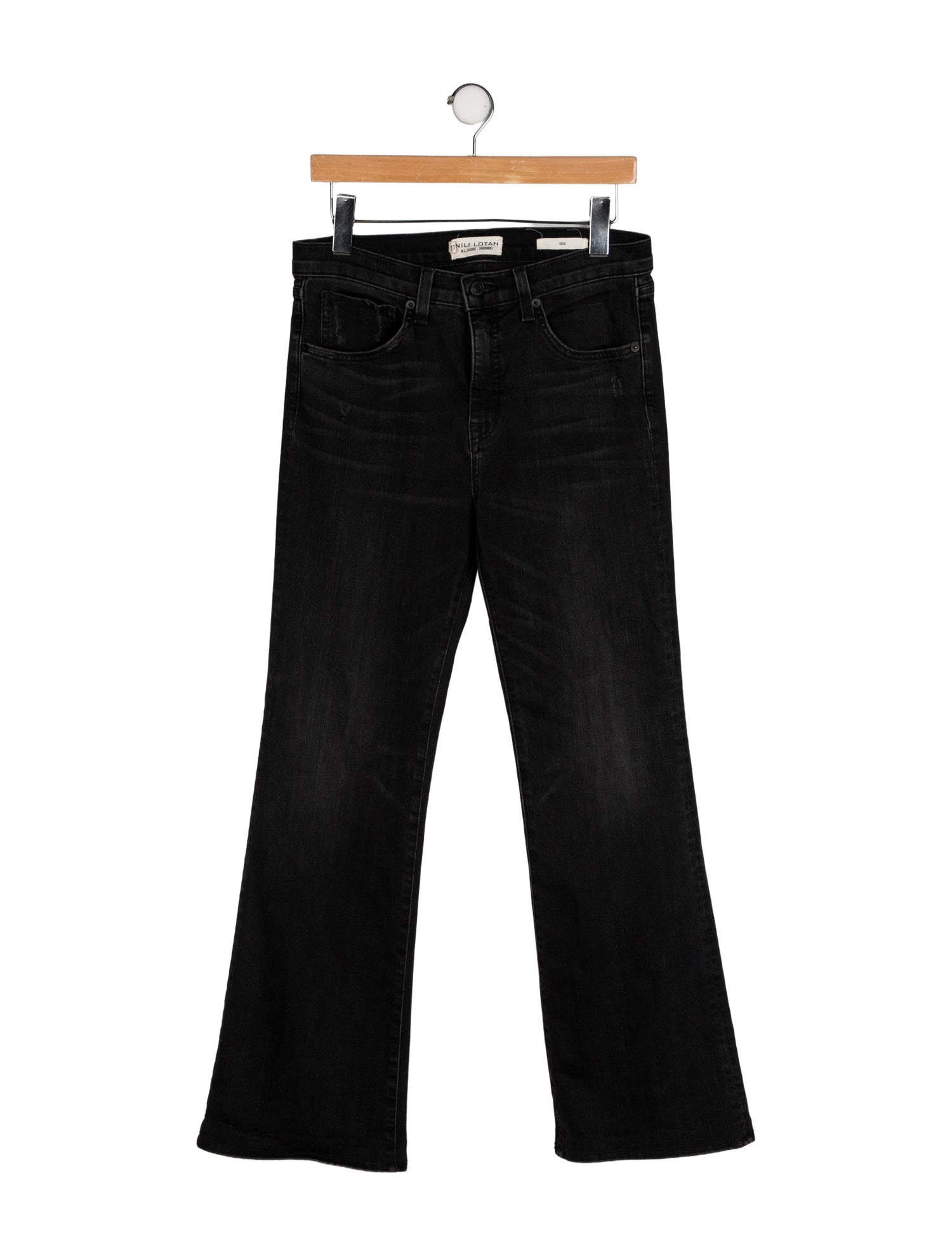 Nili Lotan High-Rise Wide Leg Jeans