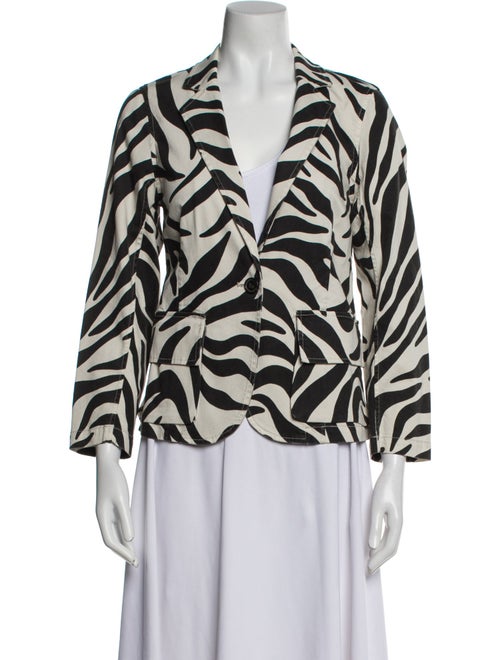 Nili Lotan Animal Print Blazer