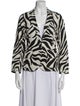 Nili Lotan Animal Print Blazer