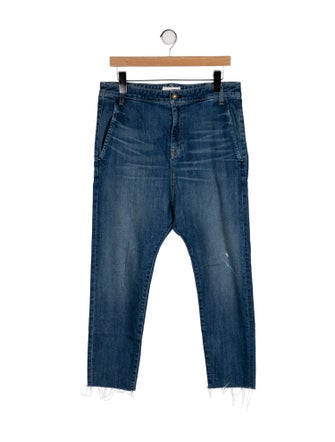 Nili Lotan High-Rise Straight Leg Jeans