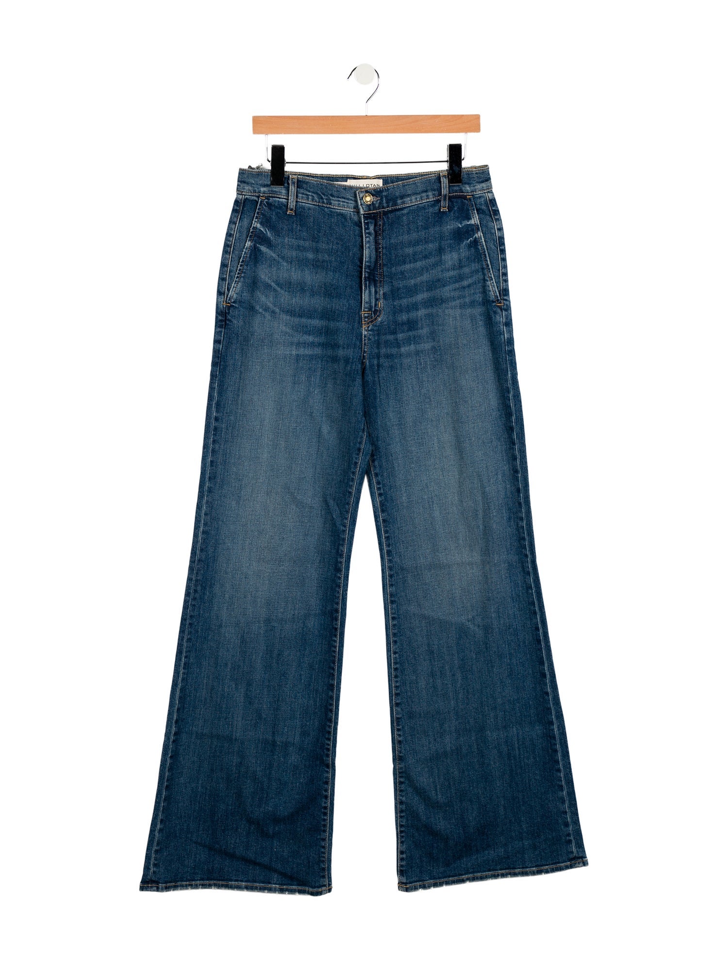 Nili Lotan High-Rise Wide Leg Jeans w/ Tags