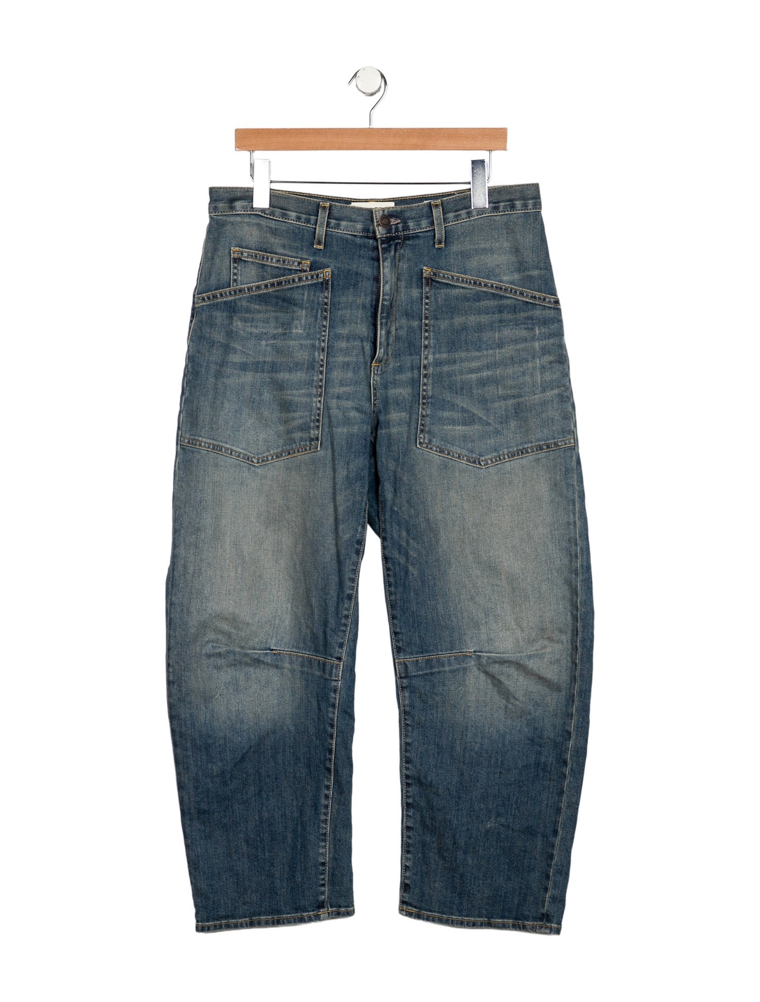 Nili Lotan High-Rise Wide Leg Jeans