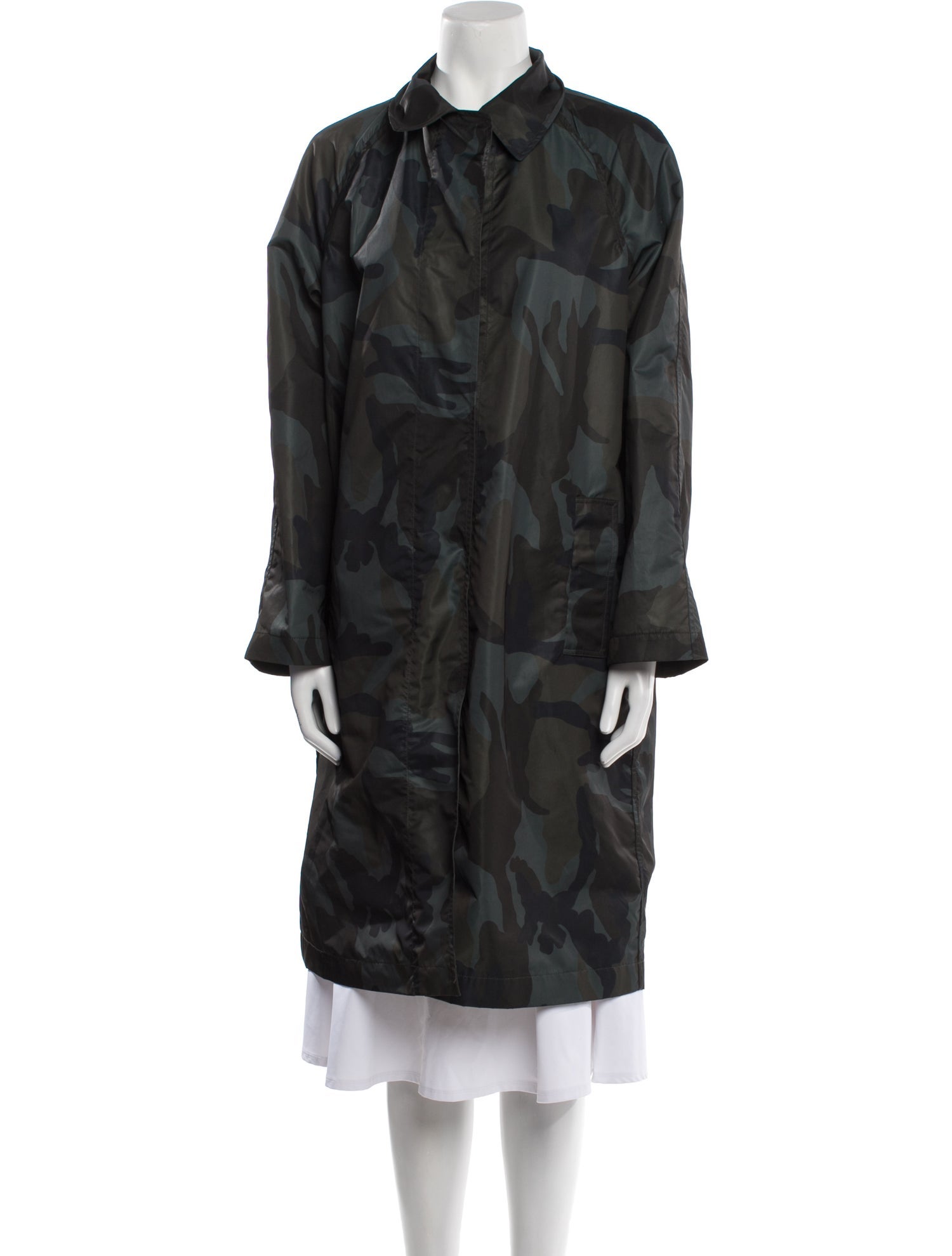 Nili Lotan Floral Print Coat