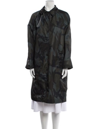 Nili Lotan Floral Print Coat