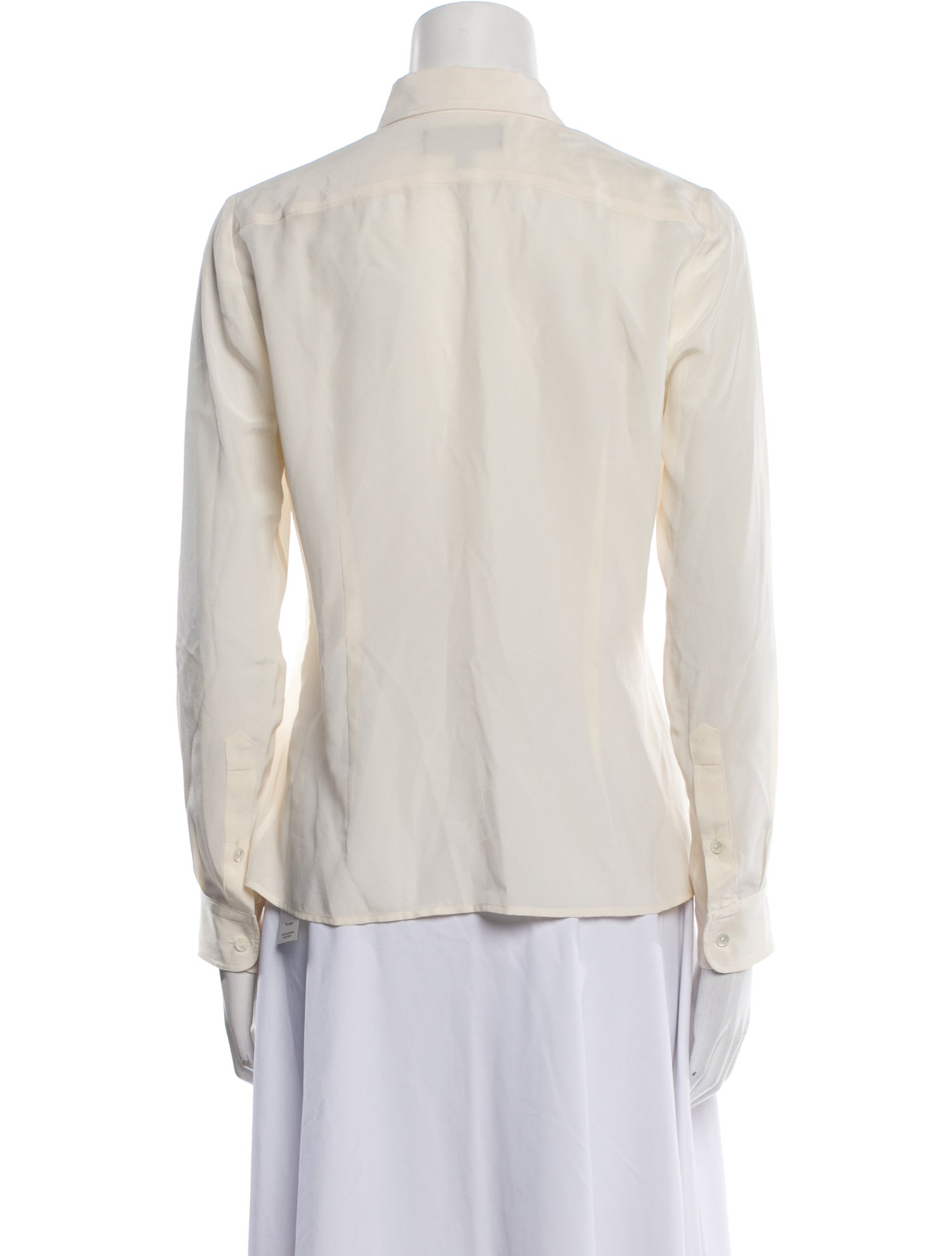 Nili Lotan Long Sleeve Button-Up Top