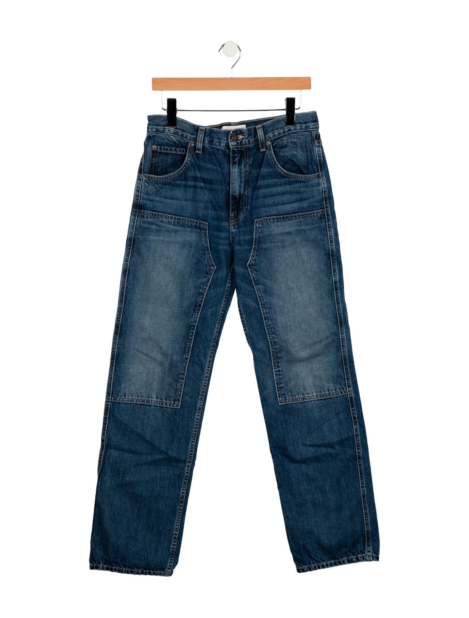 Nili Lotan High-Rise Straight Leg Jeans