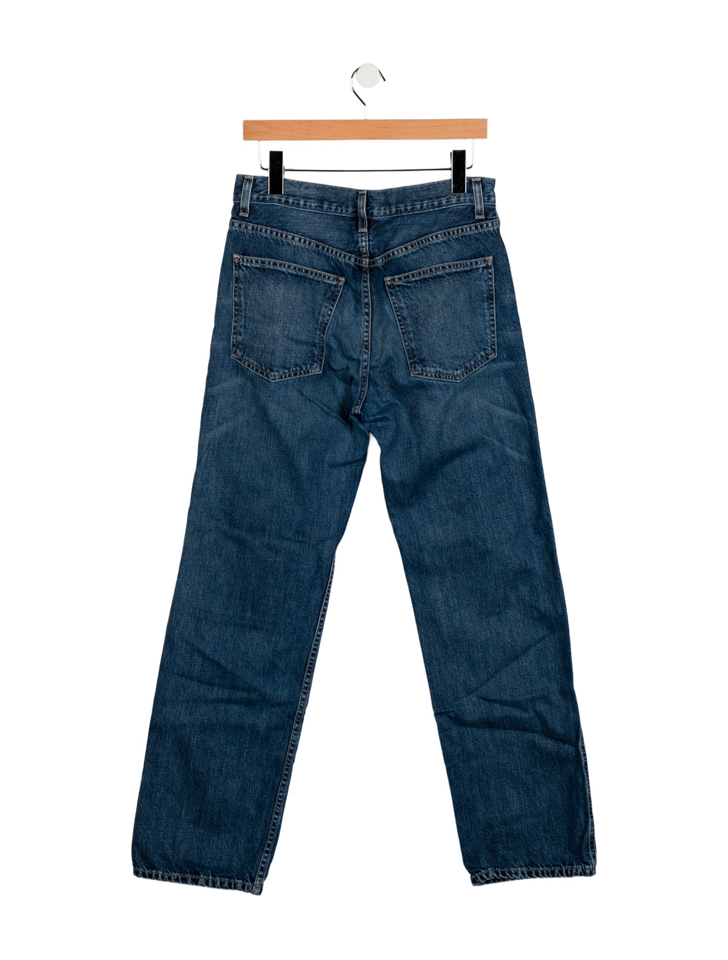 Nili Lotan High-Rise Straight Leg Jeans