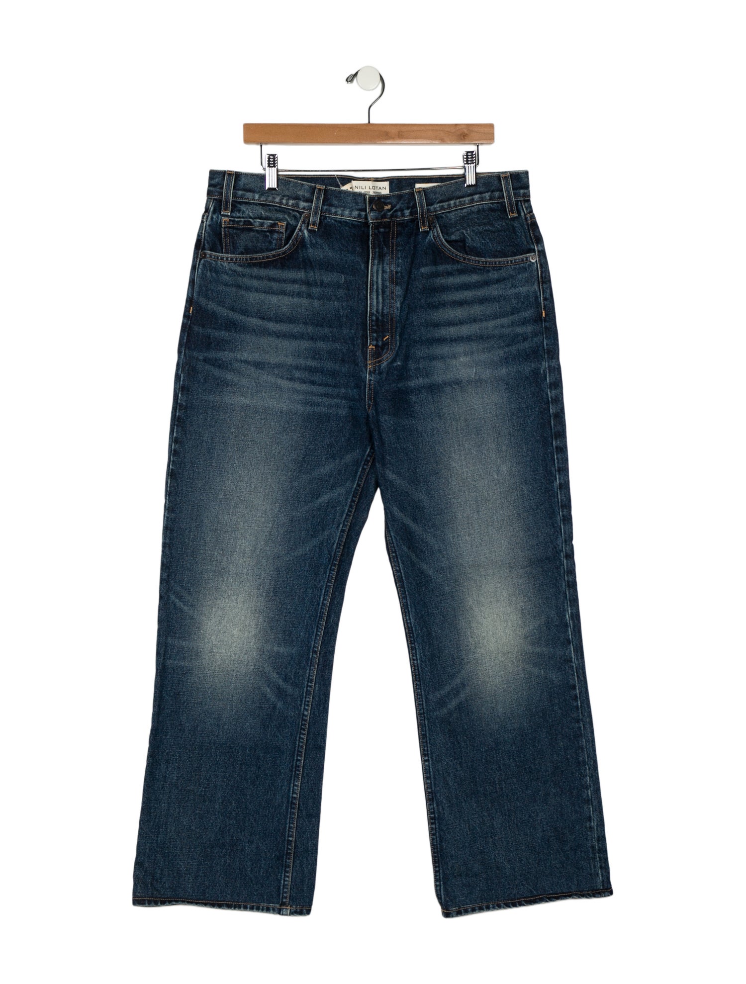 Nili Lotan High-Rise Wide Leg Jeans