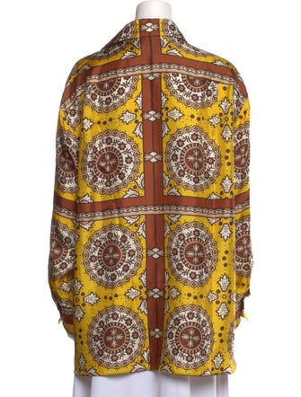Nili Lotan Silk Paisley Print Tunic