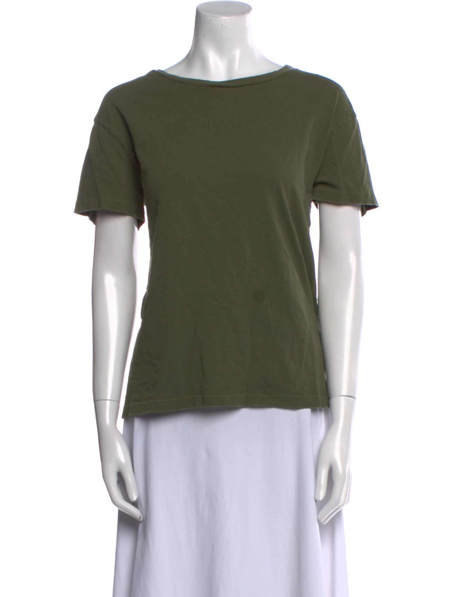 Nili Lotan Bateau Neckline Short Sleeve T-Shirt