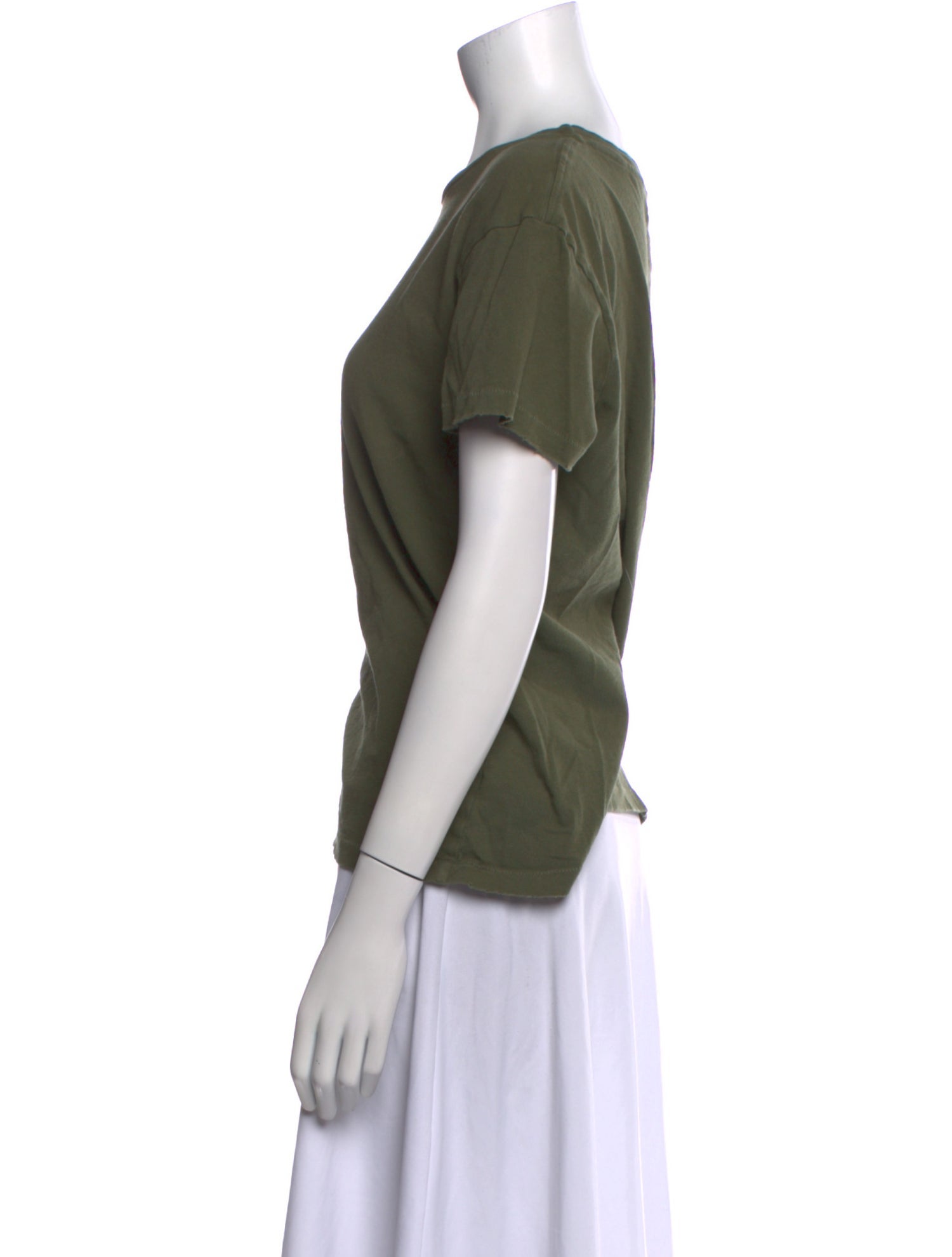 Nili Lotan Bateau Neckline Short Sleeve T-Shirt