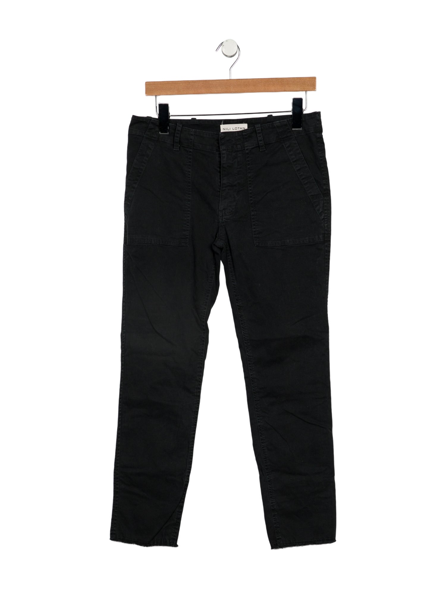 Nili Lotan Mid-Rise Skinny Leg Jeans