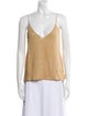 Nili Lotan Linen V-Neck Top