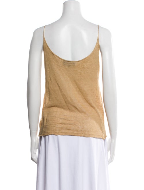 Nili Lotan Linen V-Neck Top