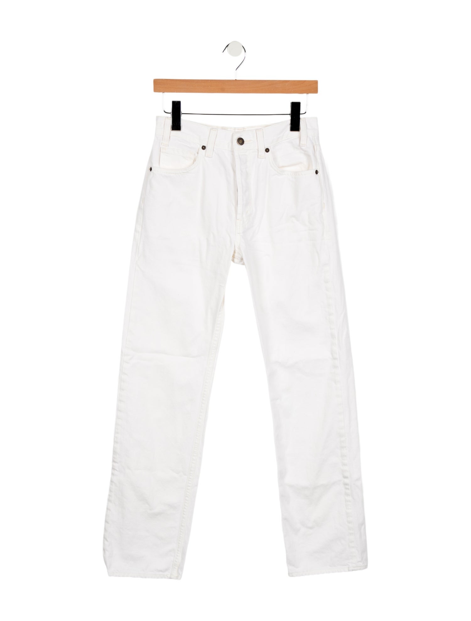 Nili Lotan Mid-Rise Straight Leg Jeans