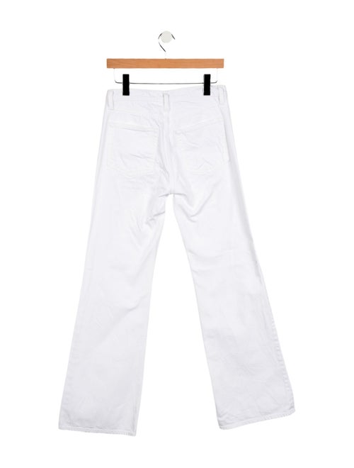 Nili Lotan Mid-Rise Wide Leg Jeans