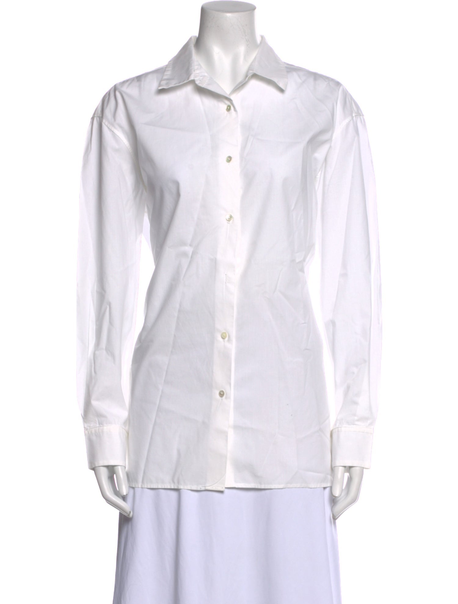 Nili Lotan Long Sleeve Button-Up Top