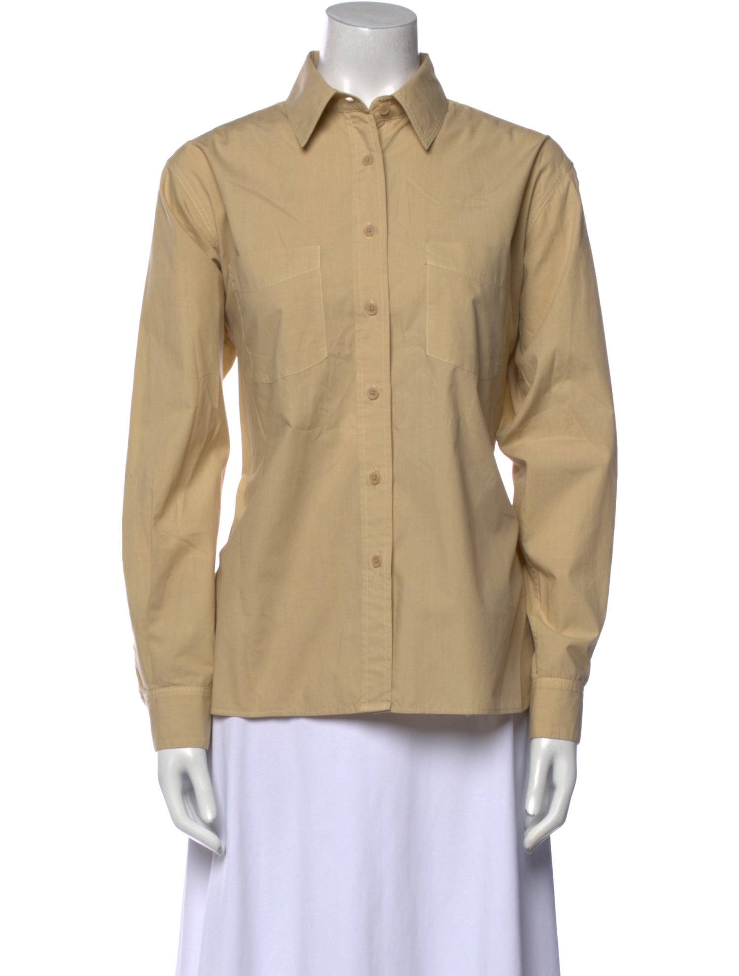 Nili Lotan Long Sleeve Button-Up Top