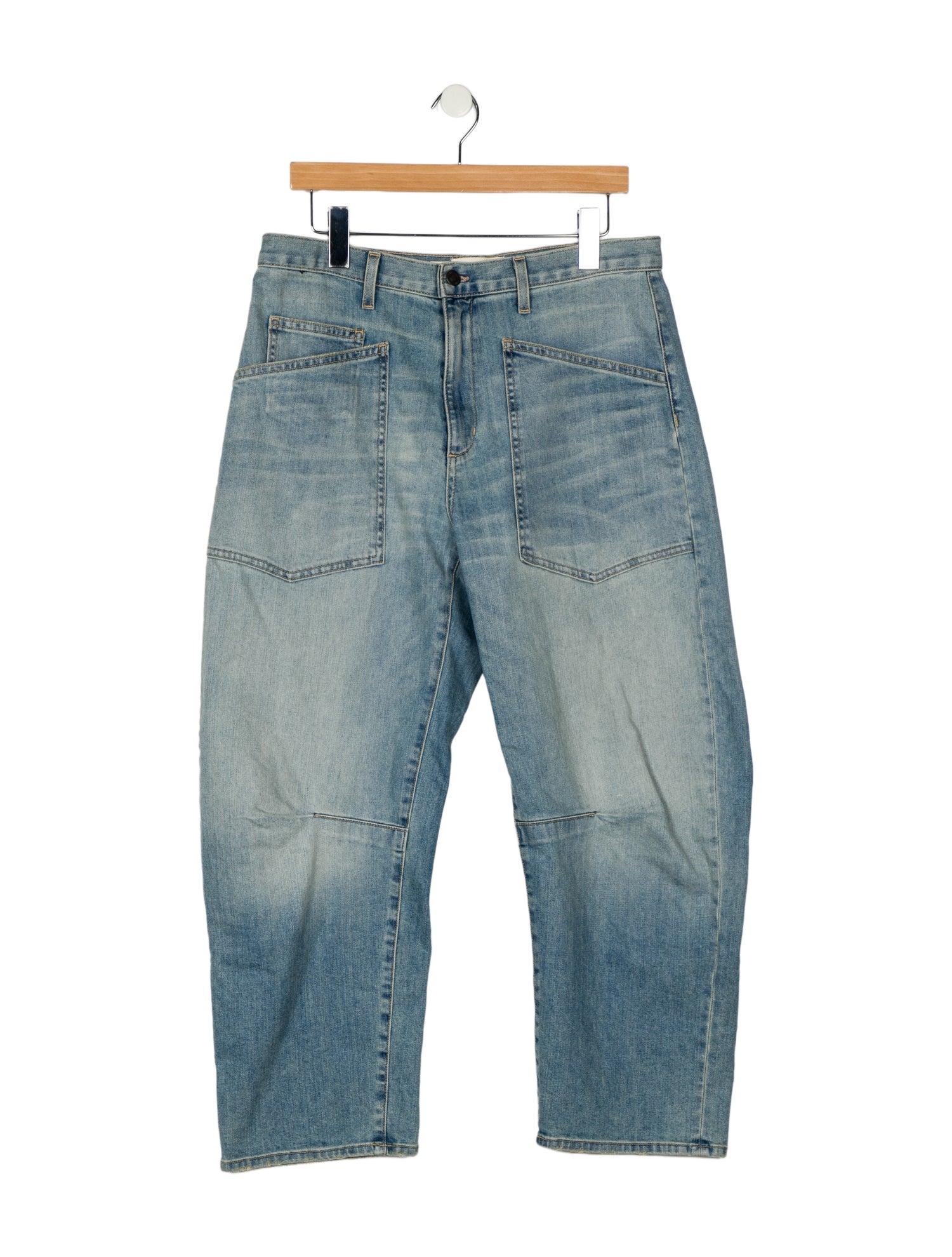 Nili Lotan High-Rise Wide Leg Jeans