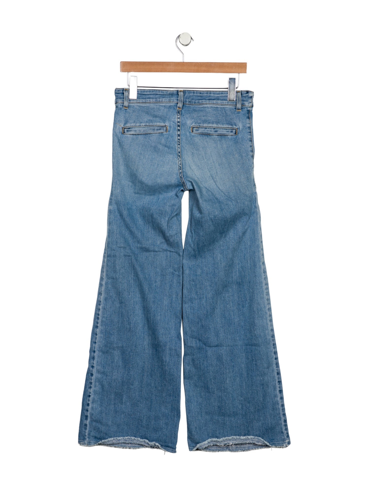 Nili Lotan Mid-Rise Wide Leg Jeans