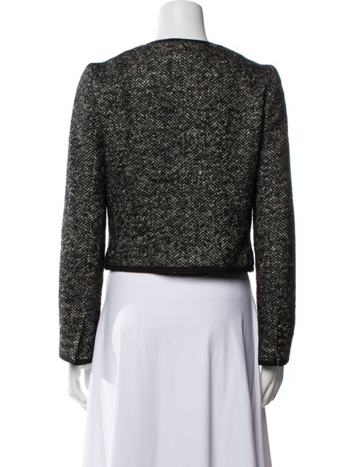 Nili Lotan Virgin Wool Tweed Pattern Jacket