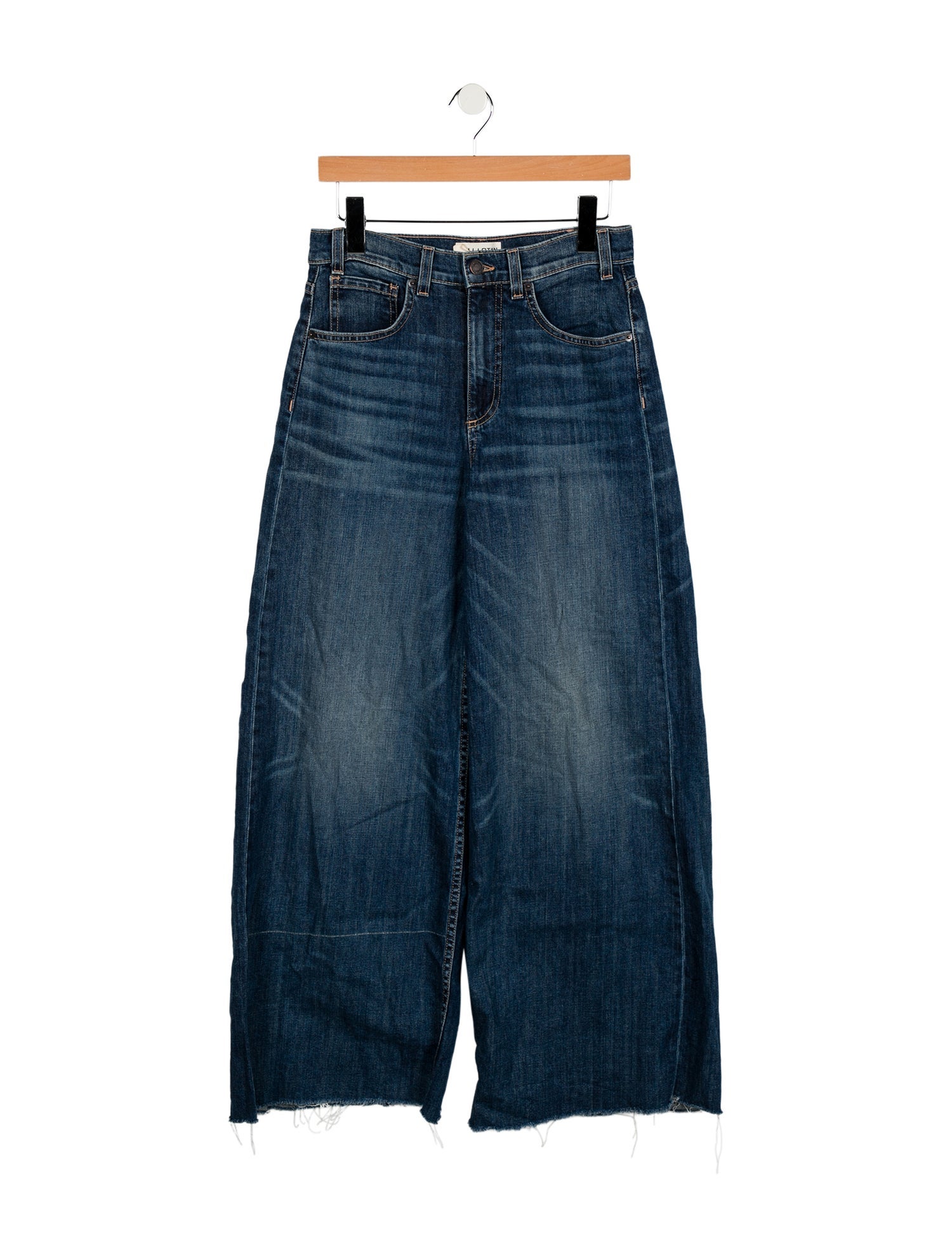 Nili Lotan Mid-Rise Wide Leg Jeans