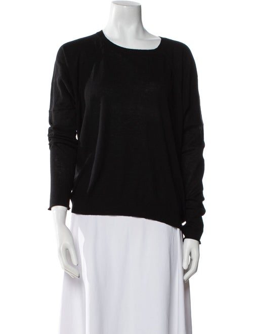 Nili Lotan Wool Scoop Neck Sweater