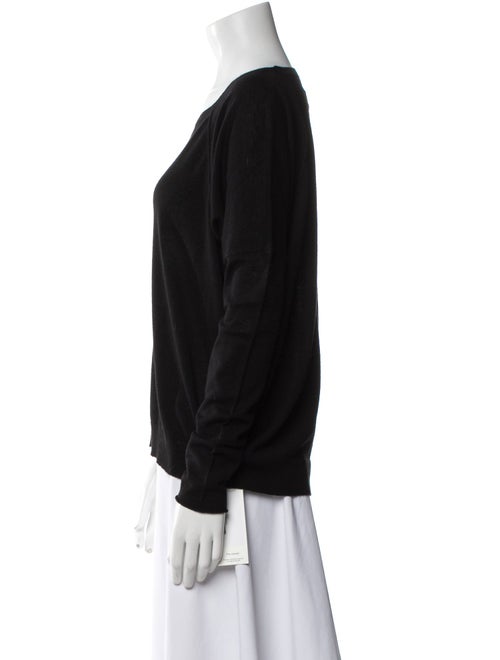 Nili Lotan Wool Scoop Neck Sweater