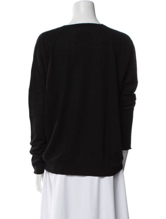 Nili Lotan Wool Scoop Neck Sweater